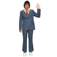 1970s Retro Suit - Blue Hire Costume*