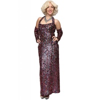 Multicoloured Sequinned Marilyn Dress Hire Costume*