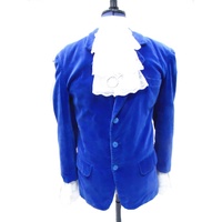 Austin Powers - Light Blue Velvet Jacket with Flares Hire Costume*