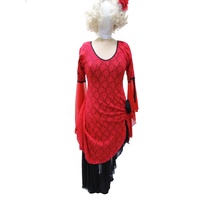Spanish Dress - Red Lace Hire Costume*