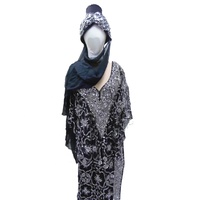 Arabian Princess - Black & Silver Hire Costume*