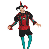 Clown - Medieval Court Jester Hire Costume*