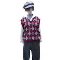Plus 4 Vintage Golfer - Maroon & Grey Hire Costume*