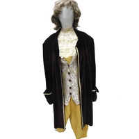 Renaissance Gentleman - Brown & Gold Hire Costume*