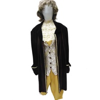 Renaissance Gentleman - Brown & Gold Hire Costume*