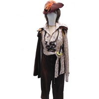 Renaissance Gentleman - Brown Velvet & Shot Gold Hire Costume*