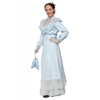 Victorian Costume - Light Blue Hire Costume*