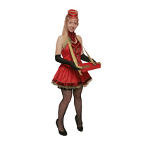 Cigarette Girl - Red Burlesque Hire Costume*