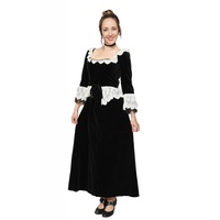 Victorian Costume - Black Velvet & Lace Hire Costume*