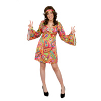 Go-Go Mini - Rainbow Paisley Hire Costume*