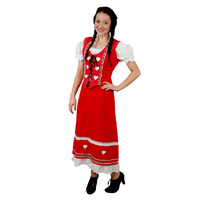 Milkmaid - Long Red Hire Costume*