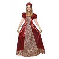 Victorian Costume - Red & Gold 2 Piece Hire Costume*