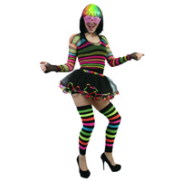 1990s Rainbow Raver Girl Hire Costume*