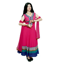 Indian Salwar Kameez - Hot Pink Hire Costume*