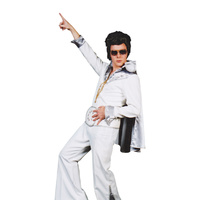 Elvis - White & Silver Hire Costume*