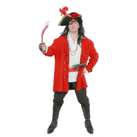 Red Coat Pirate Hire Costume*