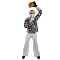 Mime Artist Mens Hire Costume*