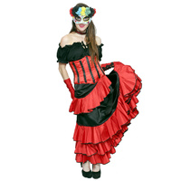 Mexican Day of the Dead Senorita Hire Costume