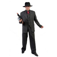 Gangster 3 Piece Suit Hire Costume* 5