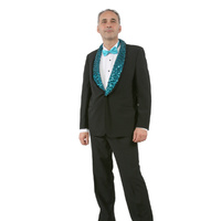 Sequin Lapel Tuxedo Hire Costume