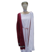 Caesar Toga - Maroon Hire Costume*