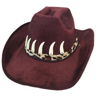 Outback Crocodile Hat - Brown