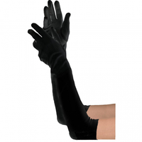 1920s Long Black Gloves