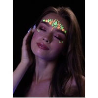 Moon Glow Face Jewels - Pink Flamingo