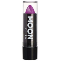 Moon Glow Neon UV Glitter Lipstick - Purple