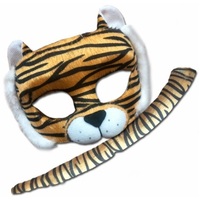 Tiger Deluxe Animal Mask & Tail