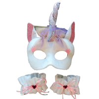 Deluxe Unicorn Mask & Cuff Set