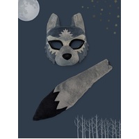 Big Bad Wolf Animal Mask & Tail