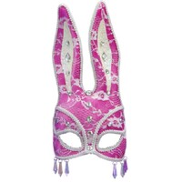 Burning Man Pink Bunny Mask