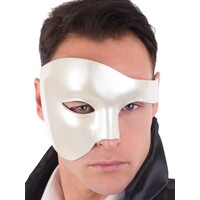 Phantom Maestro White Masquerade Eye Mask