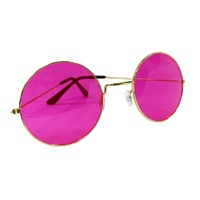 Hippie Glasses - Large Rose Pink