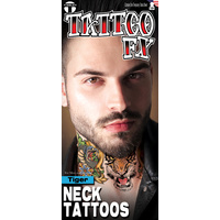 Tiger Tinsley Neck Tattoos
