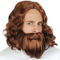 Jesus Holy Man Wig & Beard