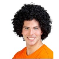 Disco Black Afro Wig