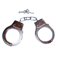 Metallic Silver Handcuffs