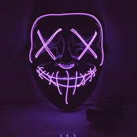 The Purge Light-Up Mask - Purple