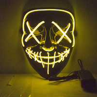 The Purge Mask - Light-up Yellow