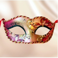 Lily Red Deluxe Italian Masquerade Eyemask