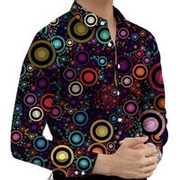 Retro Circles 60s-70s Adult Shirt