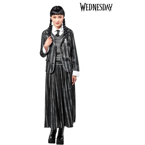 Wednesday Nevermore Deluxe Black Adult Costume [Size: S (8-10)]