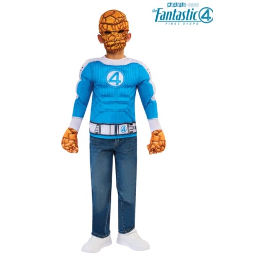 Fantastic Four The Thing Kid's Costume [Size: 5-6 Yrs]