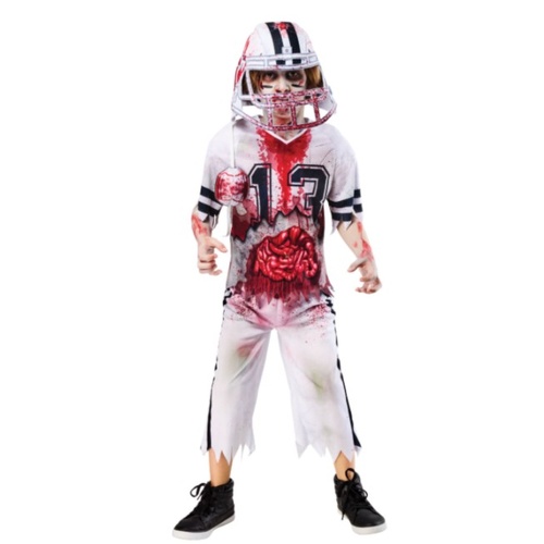 Zombie American Football Player Kid's Costume [Size: 7-8 Yrs]