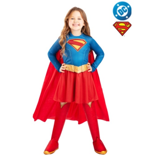  Supergirl 2026 Movie Deluxe Kid's Costume [Size: 5-6 Yrs]