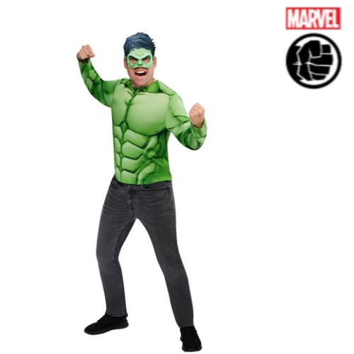 Hulk Adult Costume Top & Mask [Size: Med-Large]