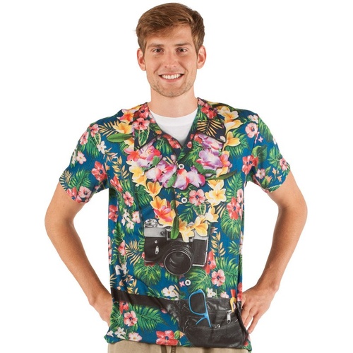 Faux Real Shirt - Hawaiian Tourist [Size: Large]