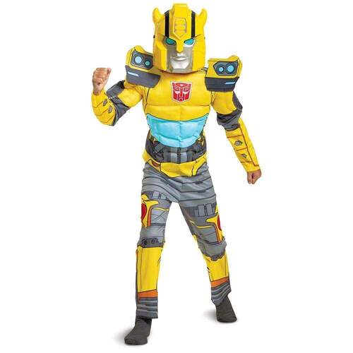 Transformers Bumblebee Muscle Boys Costume [Size: M (7-8 Yrs)]